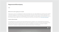 Desktop Screenshot of negroensemblecompany.org
